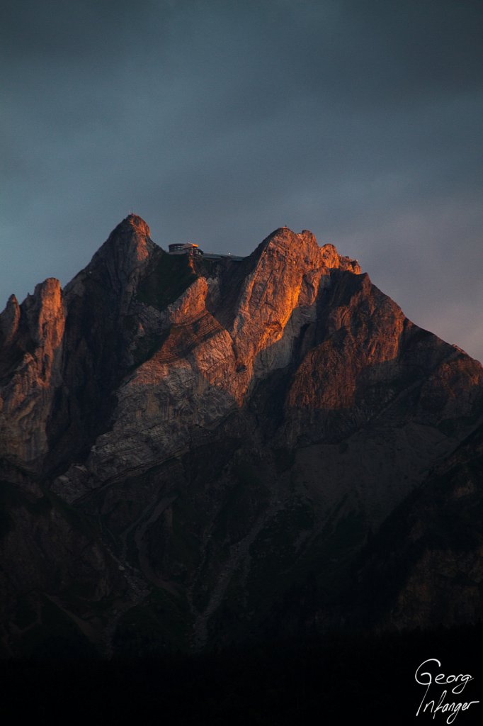 Mt. Pilatus in sunset light -  